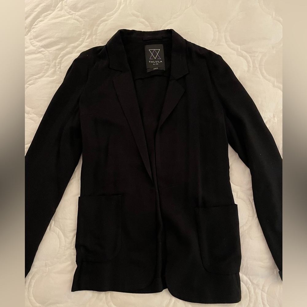 Talula Black Relaxed Blazer